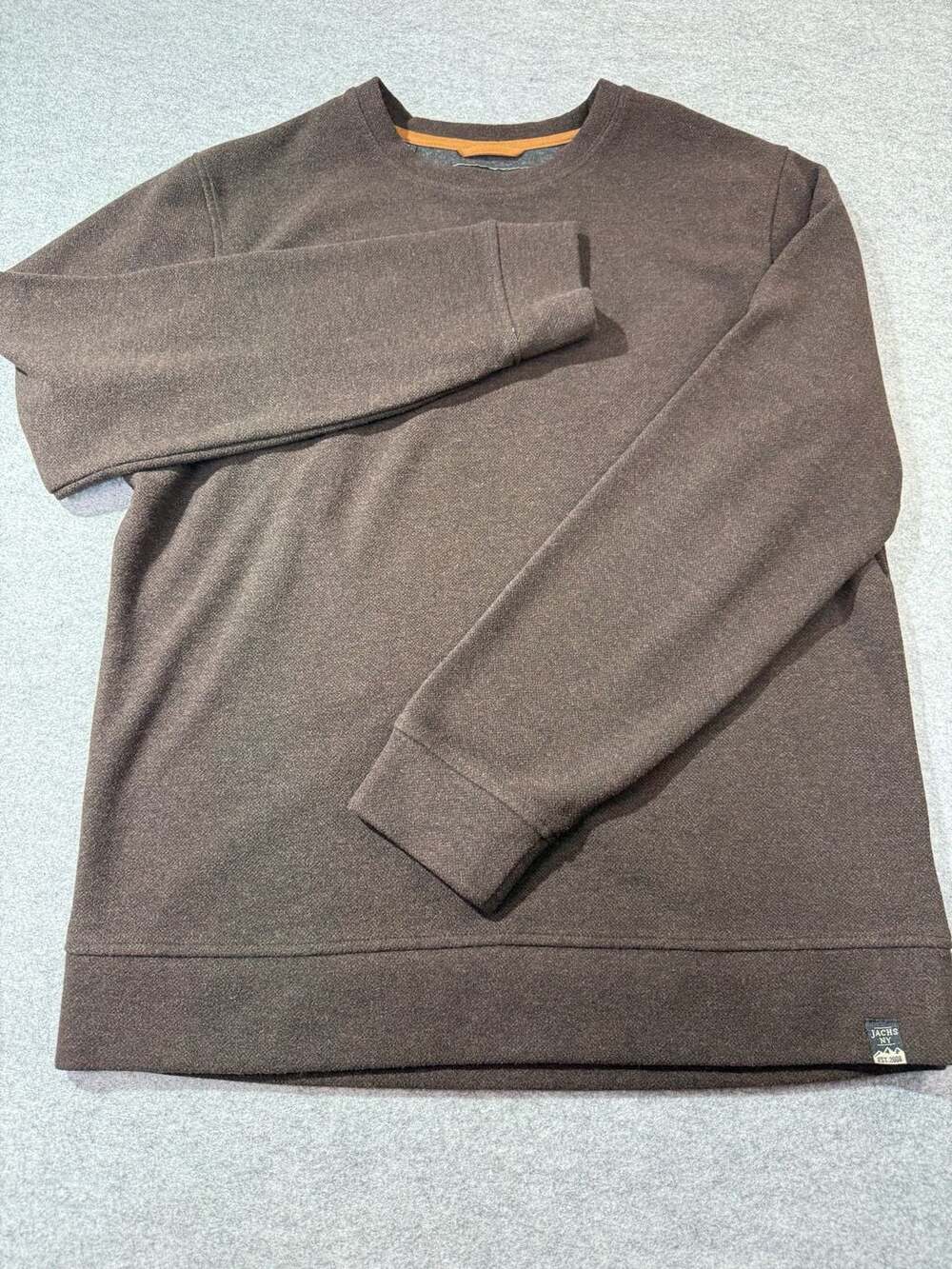 Jachs NY Crewneck Sweatshirt Brown Fleece Blend